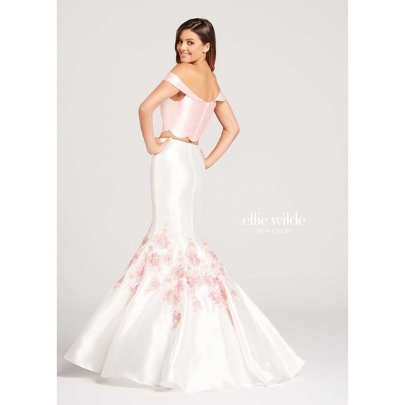 Ellie Wilde two piece prom dress - Picture 3 of 4